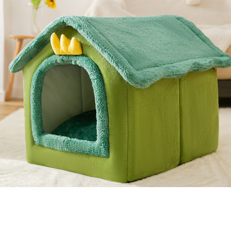 Foldable Pet House Cave Sofa