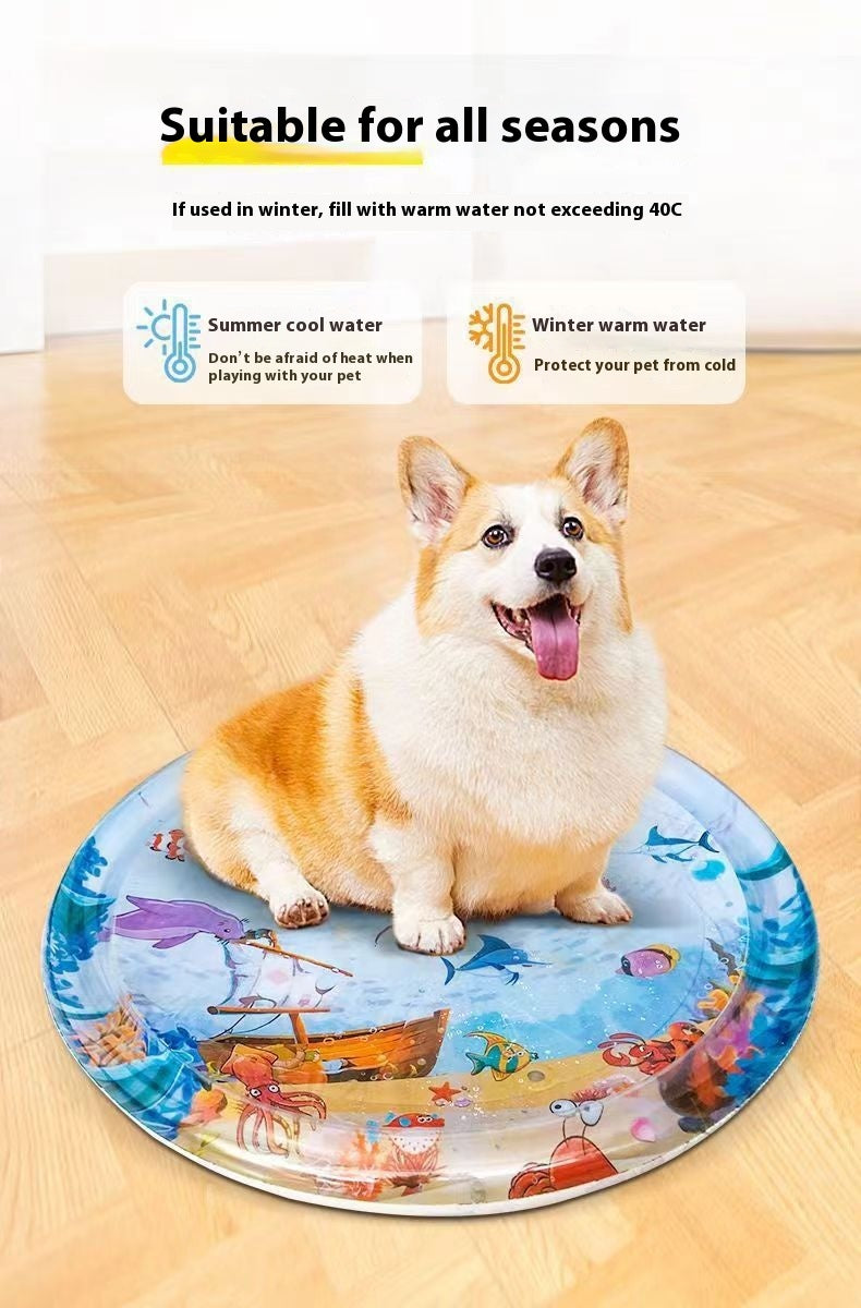 PawfectWorld Summer Cooling Pet Water Bed Cushion