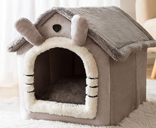 Foldable Pet House Cave Sofa