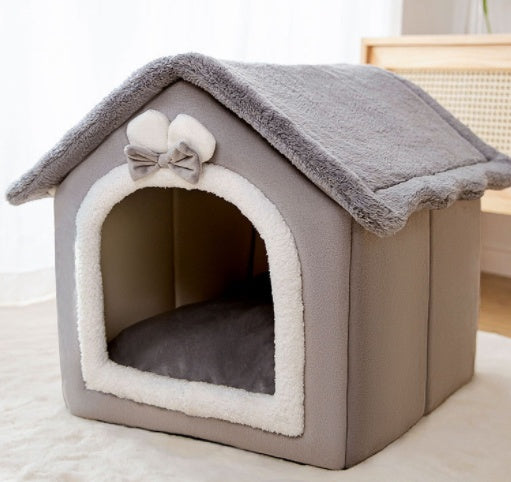 Foldable Pet House Cave Sofa